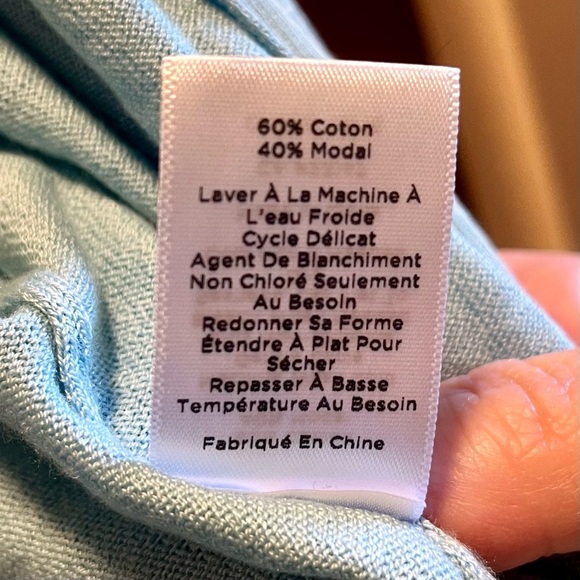 Talbots Icy Blue Knit Sweater - Picture 4 of 5